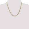 Black Bow Jewelry 4.75mm 14k Yellow Gold Flat Figaro Chain Necklace - 2 of 4