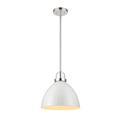 Elk Home Somerville 1 - Light Pendant in  Gloss White