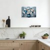 1pc Wooden Framed Canvas Painting, Three colors of flowers in a vase, Wall Art Prints for Living Room , Christmas Gift for Her Him - 3 of 4
