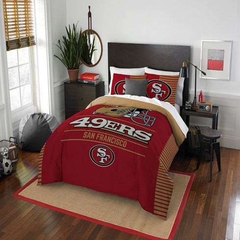 Nfl San Francisco 49ers Northwest Draft Full Queen Comforter Set