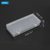 Unique Bargains PP Bead Jewelry Art Craft Organizing Storage Box 6.1" x 2.5" x 1.2" Clear 3 Pcs - 2 of 4
