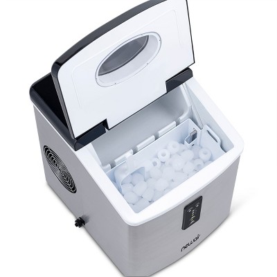 Stainless Steel Portable Countertop Ice Maker with 3 Sizes