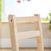 Guidecraft EdQ Hardwood Kids Chair Set of 2- Natural: Wooden Chairs for Children Ages 2-3, Seat 10" | Kids Furniture for Preschool & Classroom Seating - 3 of 4