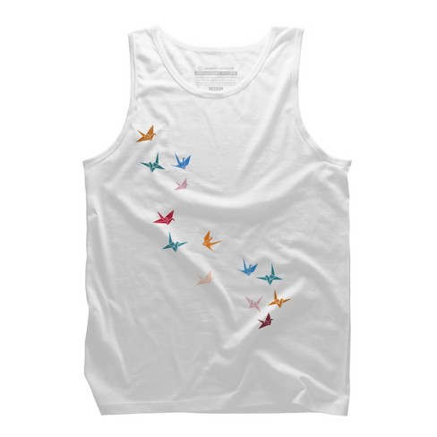 Boy's Design By Humans Flying Paper Cranes Birds By Magnussons T-shirt -  Light Blue - X Large : Target