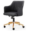 Meelano Flock Vegan Leather Adjustable Task Chair - 2 of 4