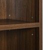 8-Tier Media Tower Rack Bookcase Display Bookshelf, Slim Storage Cabinet With Adjustable Shelves For Home Office, Brown - 4 of 4