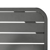 vidaXL Outdoor Table Dark Grey E-coated Steel Large Tough Dining Table - 4 of 4