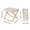 FURNIinspire Outdoor Portable Chair Compact Design with Storage Bag for Outdoor Adventures, Black, 10.24"*9.45"*9.45" - 3 of 4