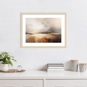 Amanti Art Elegant Ivory Landscape II by Lazar Studio Wood Framed Wall Art Print - 1 of 4