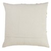 Saro Lifestyle Embroidered Autumn Leaves Pillow - Down Filled, 20" Square, Multi - 2 of 3