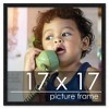 PosterPalooza | Square Classic Modern Black Picture Frame - UV Acrylic, Foam Board Backing, Hanging Hardware - 2 of 4