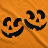 Maternity Twin Pumpkin Faces T Shirt Cute Halloween Jack-O-Lantern Pregnancy Tee - Crazy Dog Maternity T Shirt - 2 of 4