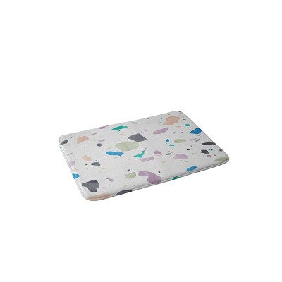 Mareike Boehmer Terrazzo Bath Mat Blue - Deny Designs