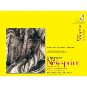 Strathmore 300 Series Newsprint Paper Pad, 18" x 24", 60 Sheets - 1 of 1