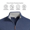 Lands' End Men's Bedford Rib Quarter Zip Sweater - 3 of 4