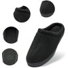 Alpine Swiss Peter Mens Memory Foam Wide Fleece Clog Slippers Slip On House Shoes - 3 of 4