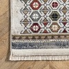 Nuloom Posie Geometric Stripe Fringe Indoor Area Rug, Beige, 4'x5'7" - 3 of 4