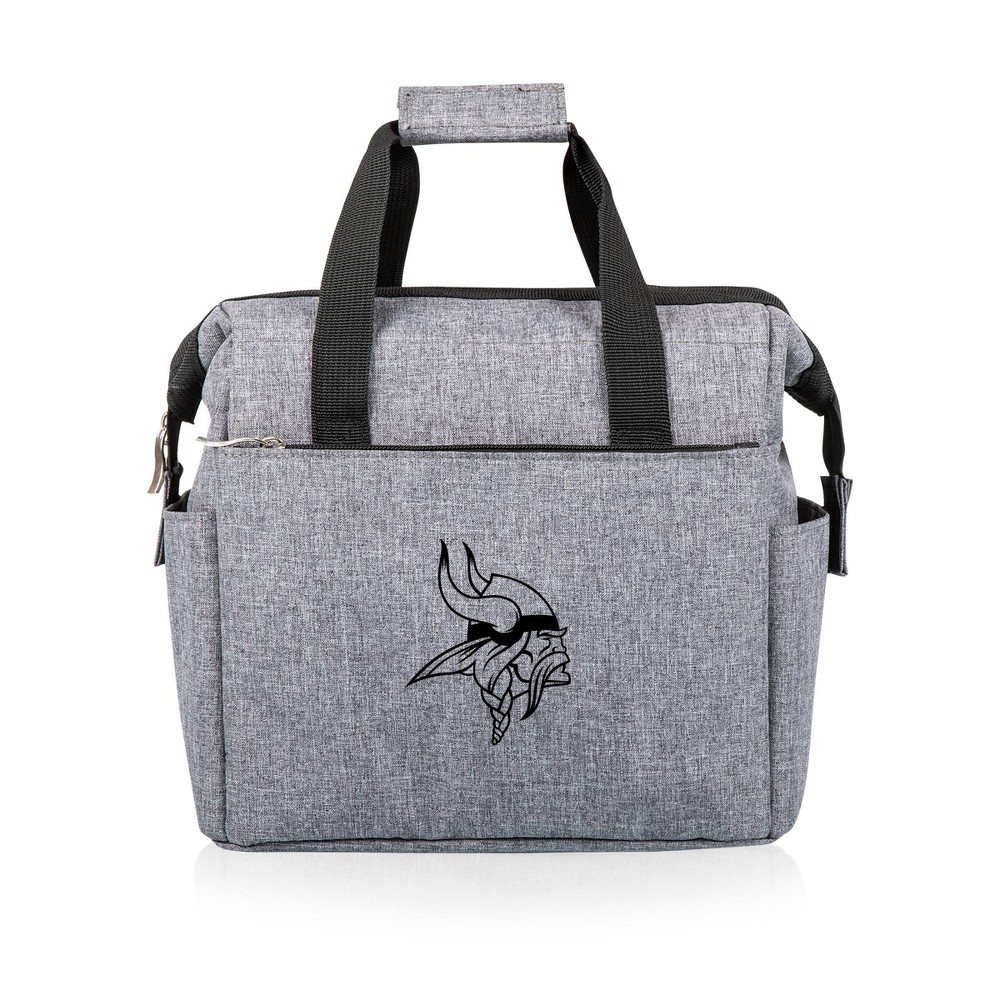 Photos - Food Container NFL Minnesota Vikings On The Go Lunch Cooler - Gray