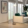 Hudson and Canal 68" Tall Arc Floor Lamp with Glass Shade - 4 of 4