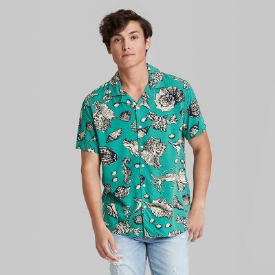 Boston Clothing Kids Hawaiian Shirt Funky Designer Shirt Short Sleeves