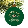 Slippery Rock The Rock Wood Christmas Tree Holiday Ornament - 4 of 4