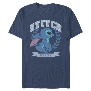Mens Lilo & Stitch Athletic Ohana T Shirt - 1 of 4