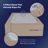 Kickoff 300 Thread Count 100% Organic Bamboo Viscose Fitted Sheet Only, Extra Deep Pocket, Cooling & Breathable, Double Stitching, Bedding Sheet - 3 of 4