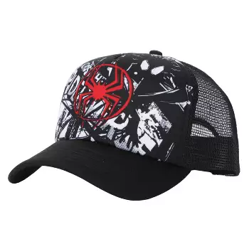 Spider-man 2099 Quickturn Black Foam Trucker Hat : Target