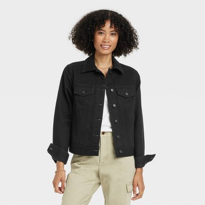 target denim jacket black