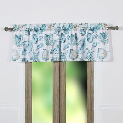 Barefoot Bungalow Cruz Window Valance - 84"x19" in  Multicolor