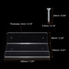 Unique Bargains Acrylic Clear Floating Wall Mounted Shelf for Bathroom Kitchen - 2 of 4
