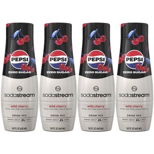 SodaStream 4pk Pepsi Wild Cherry Zero Drink Mix - 1 of 4