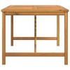 vidaXL Garden Dining Table Brown Solid Acacia wood Large Durable - 4 of 4