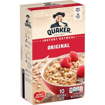Quaker Instant Oatmeal Original 10ct