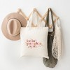 City Creek Prints Feelin Pumpkin Spicy Canvas Tote Bag - 15x16 - Natural - 2 of 2