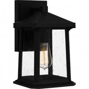 Quoizel Lighting Satterfield 1 - Light Sconce in  Matte Black - 1 of 4