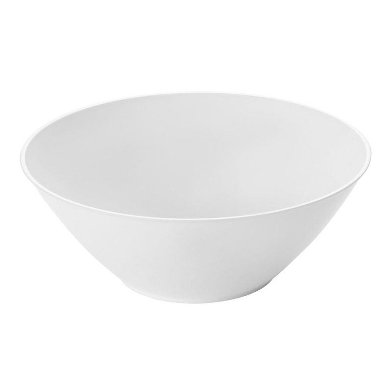 Smarty Had A Party 6 oz. Solid White Organic Round Disposable Plastic Dessert Bowls (120 Bowls), 1 of 3