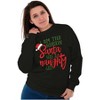 The Reason Santa Has A Naughty List Sweatshirt for Men or Women Brisco Brands - 4 of 4