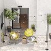 Outsunny String Light Poles, Steel Hanging Lighting Stand for Patio, Backyard, Deck, Wedding, Party - 2 of 4