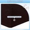 Unique Bargains Non Slip Scratch Resistant Soft Armchair Slipcovers with Twist Pins 2 Pcs - 3 of 4