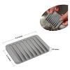 Aoibox 2-Pack Self-Draining Silicone Soap Holder, Waterfall Drain Design for Bathroom, Kitchen & Bathtub, Keeps Soap Dry & Extends Life, Easy to Clean - 4 of 4