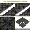 Chic Crate 44 Pack 12'' Stone Texture Interlocking Patio Deck Tiles – DARK Gray - 4 of 4