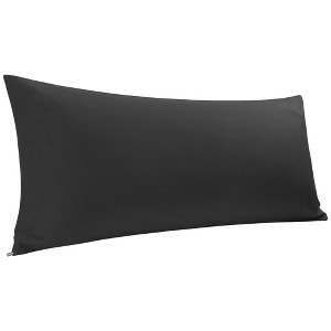 PiccoCasa 90GSM Microfiber Solid Soft Full Replacement Body Pillowcases - 1 of 4