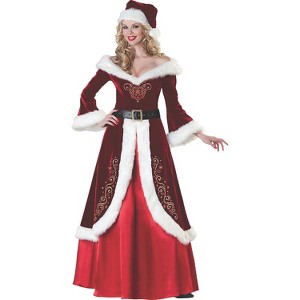 Halloween Express Womens' Mrs. St Nick Costume L - 1 of 1