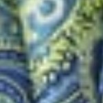 lime green and steel blue