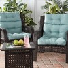 Kensington Garden 2pc 24"x22" Outdoor Seat and Back Chair Cushion Set - 2 of 4