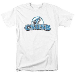 Men's California State University San Bernardino Official Distressed Primary Logo T Shirt - 1 of 4