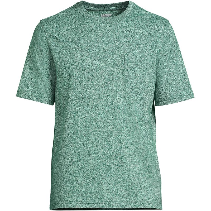 Lands' End Men's Super-T Short Sleeve T-Shirt with Pocket, 3 of 4