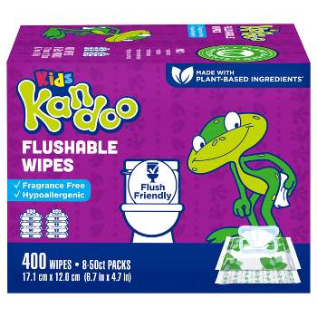 Kandoo Flushable Wipes with Flip Top (Select Count)