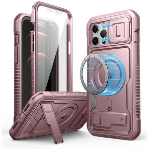 Dexnor for iPhone 12 Pro Max Case with Camera Cover [Compatible with MagSafe] [Built-in Screen Protector] Heavy-Duty Shockproof - 1 of 1